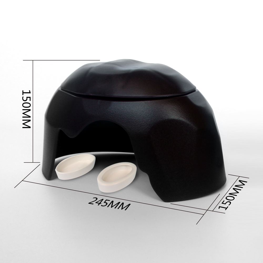 Reptile Haven Cave Medium- Black/Brown - Image 2